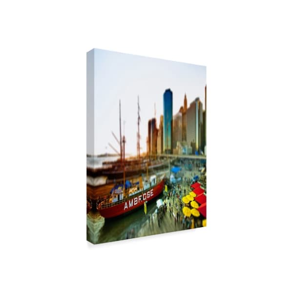 Philippe Hugonnard 'Financial District Manhattan' Canvas Art,14x19